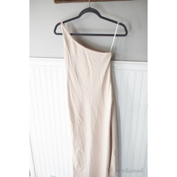 BHLDN Audrie Satin Dress 6 Anthropologie NWT